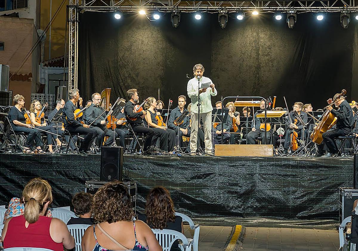 El concierto de la Orquesta Sinfónica en Blanca, en imágenes