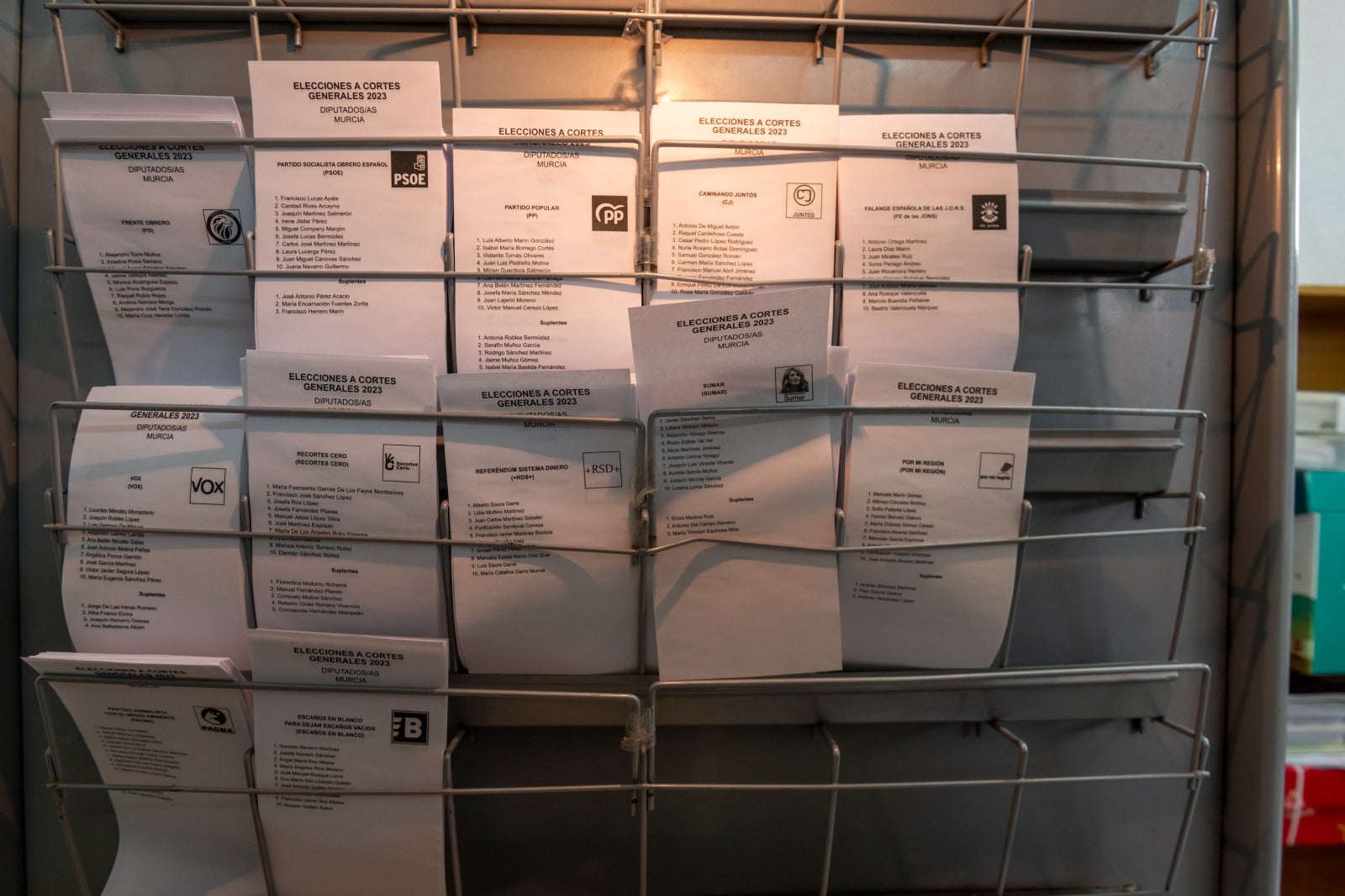 El domingo electoral en la Región de Murcia, en imágenes