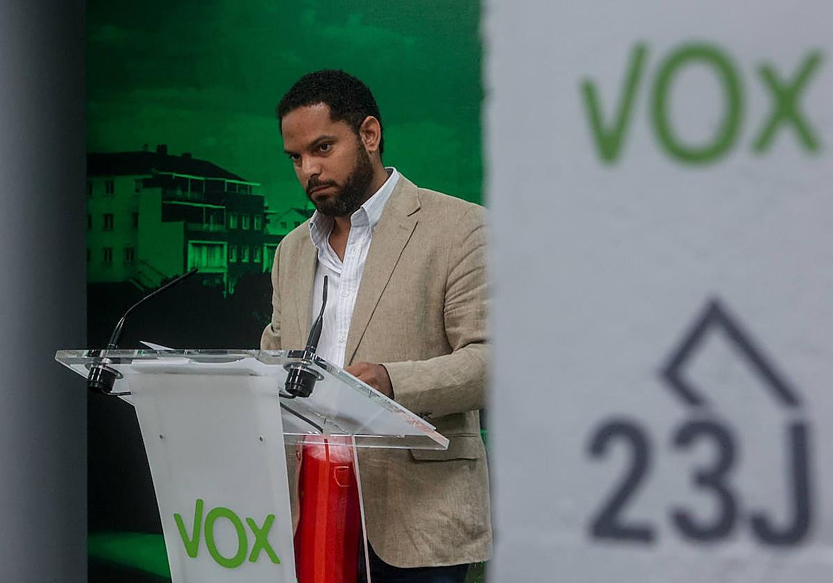 El secretario general de Vox, Ignacio Garriga.