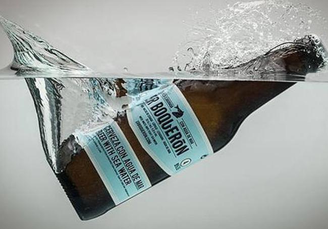 Cerveza de agua del Mediterráneo.