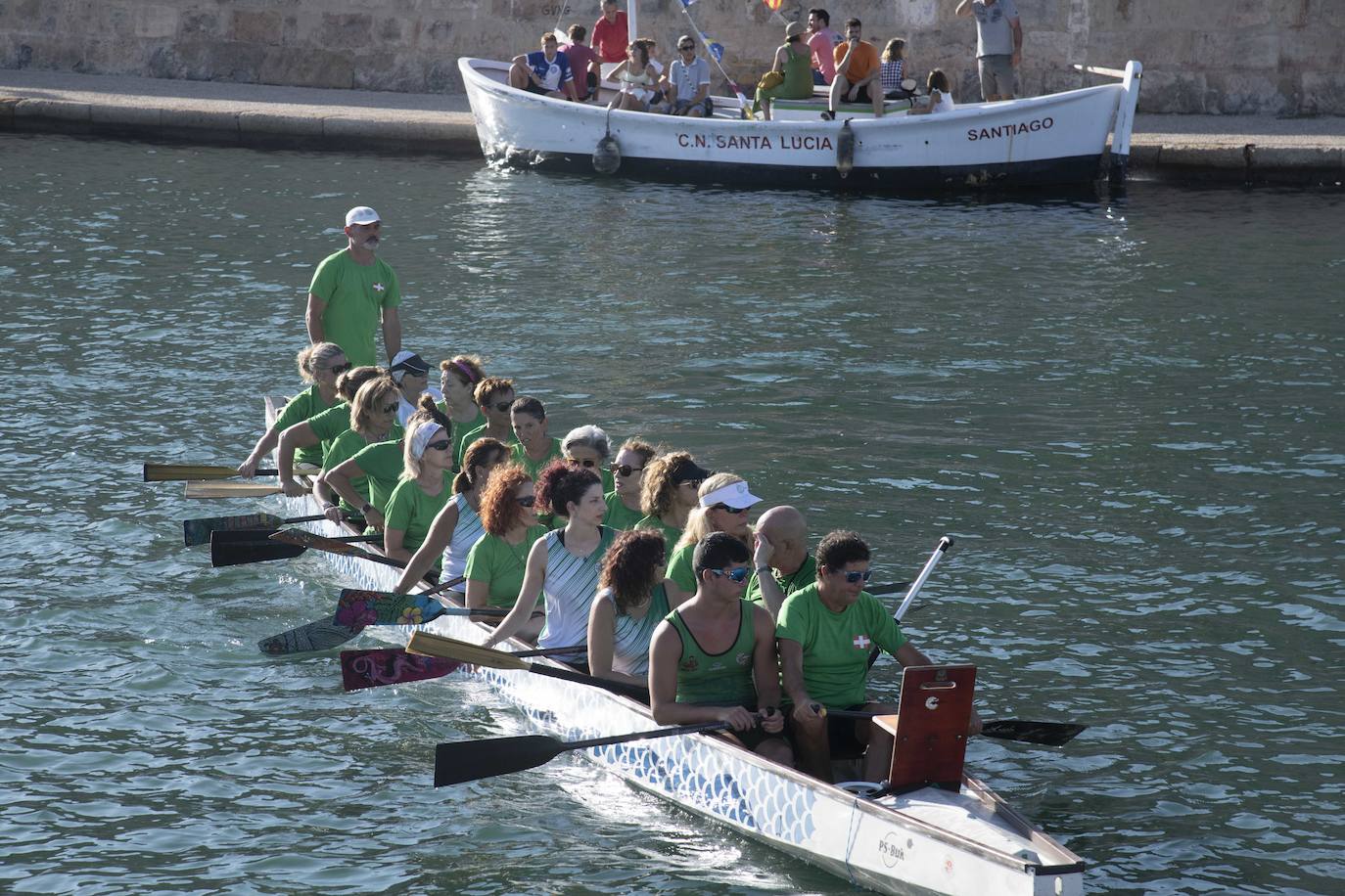La procesión marinera de Cartagena en honor a Santiago, en imágenes