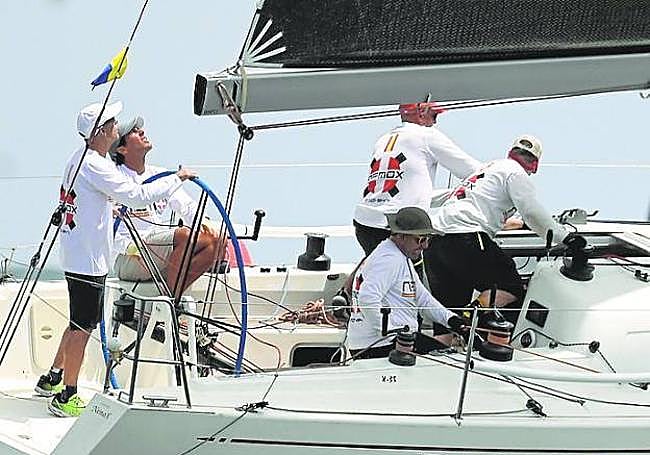 El 'Nemox', en una de las regatas de la Copa de la Reina de 2022.