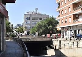Imagen del túnel de Beniaján, donde empezaron los trabajos para su eliminación.