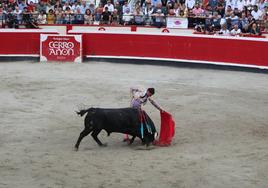 Paco Ureña en la tercera y última corrida de la feria de Azpeitia.