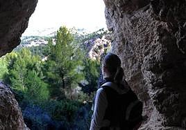 La remota Cueva del Buitre, cerca de la del Alcotán, en Sangonera la Verde.