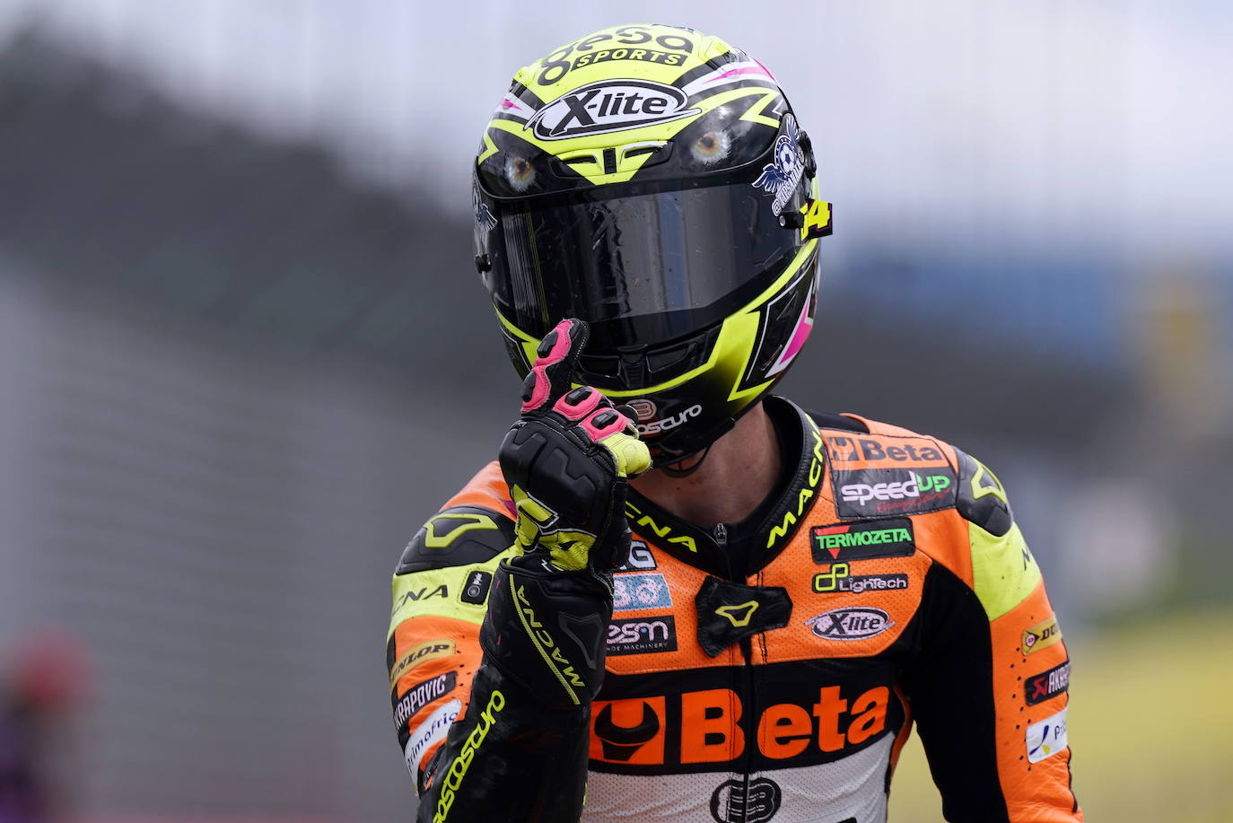 Aldeguer logra su primera victoria en Moto2, en imágenes