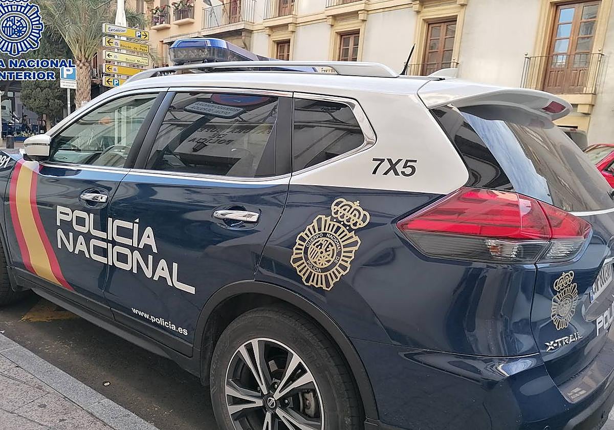 Coche patrulla de la Policía Nacional.