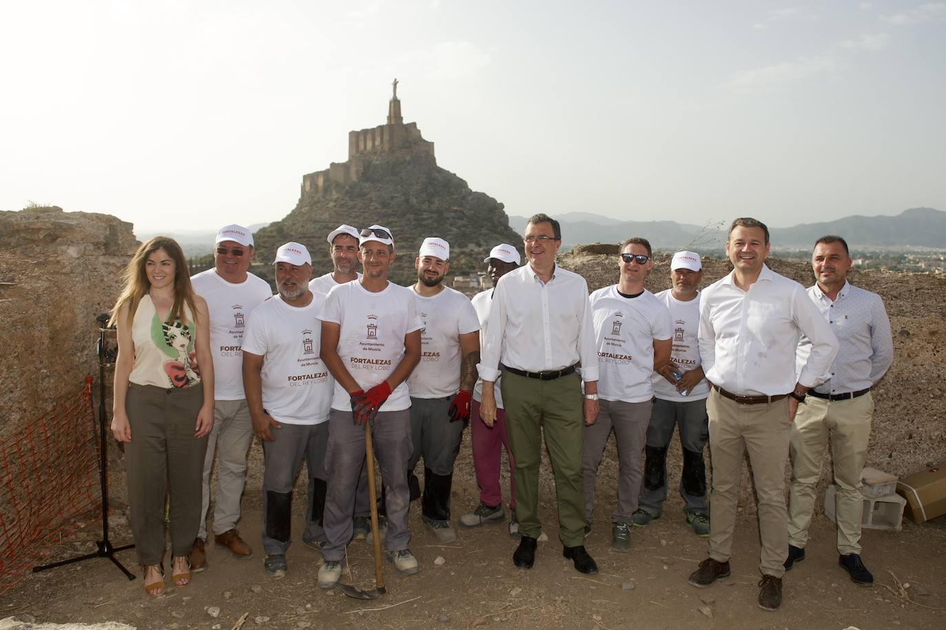 Así avanzan los trabajos en el Castillejo de Monteagudo