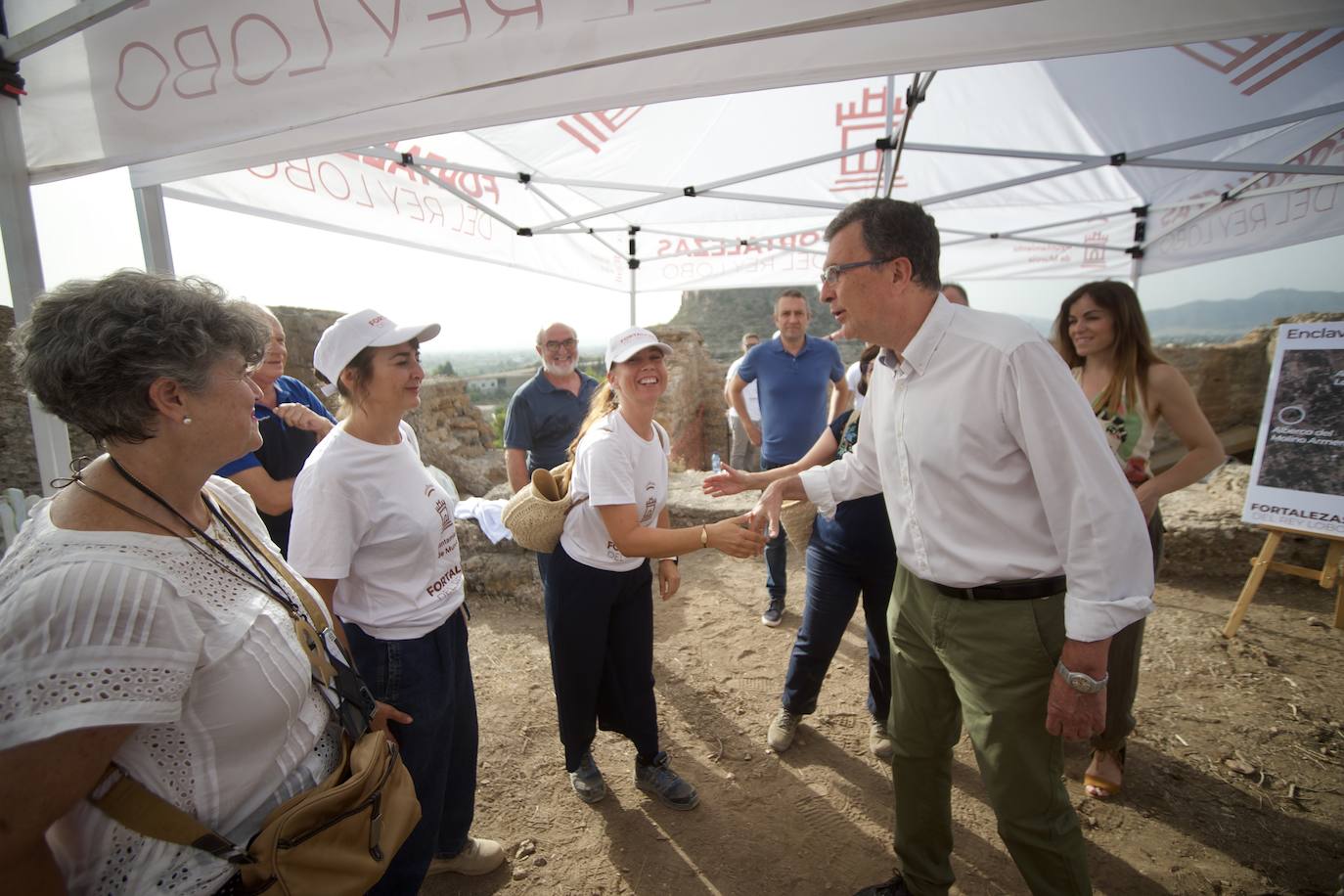 Así avanzan los trabajos en el Castillejo de Monteagudo