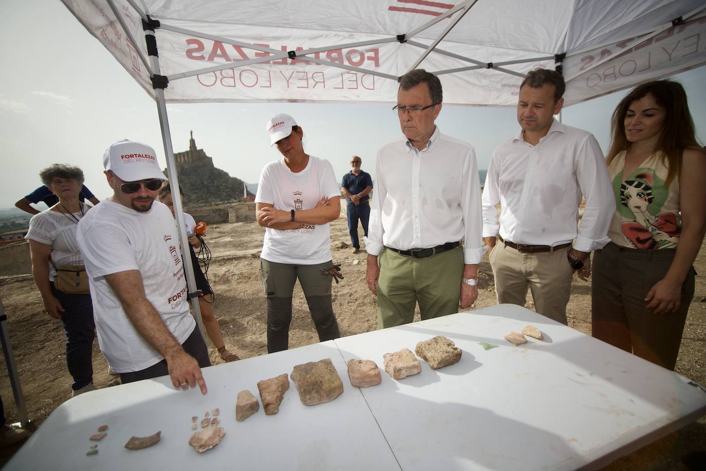 Así avanzan los trabajos en el Castillejo de Monteagudo