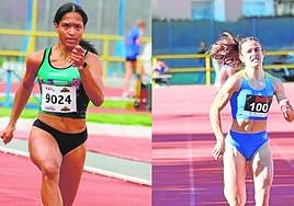 Ana Irene Elewe y Eva Ibarra, en acción.