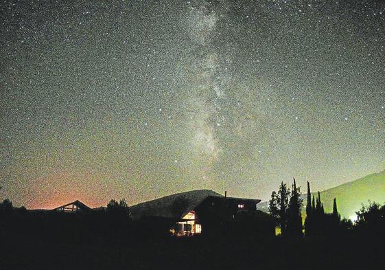 Cielo estrellado en Inazares.