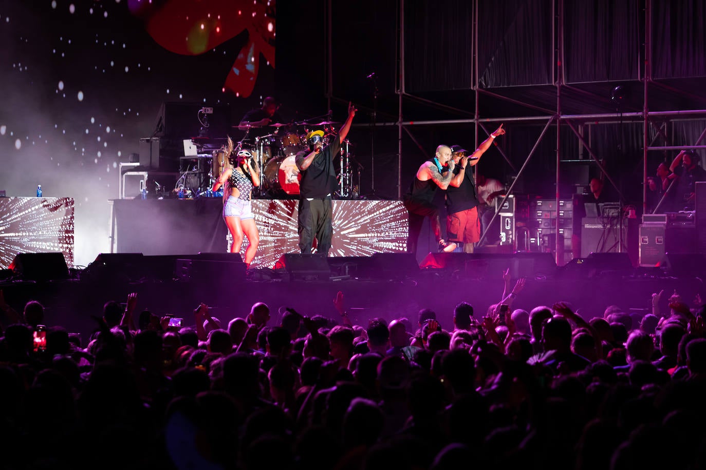 El concierto de Black Eyed Peas en Torrevieja, en imágenes