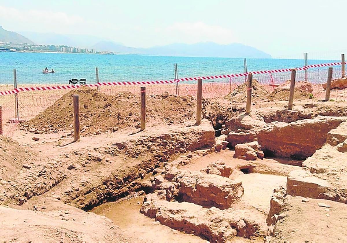 Estructuras halladas en los sondeos del yacimiento del Alamillo.