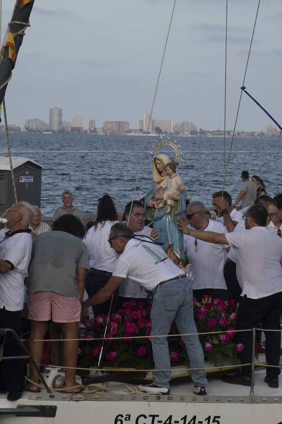 Procesión de la Virgen del Mar en Cabo de Palos y Los Nietos