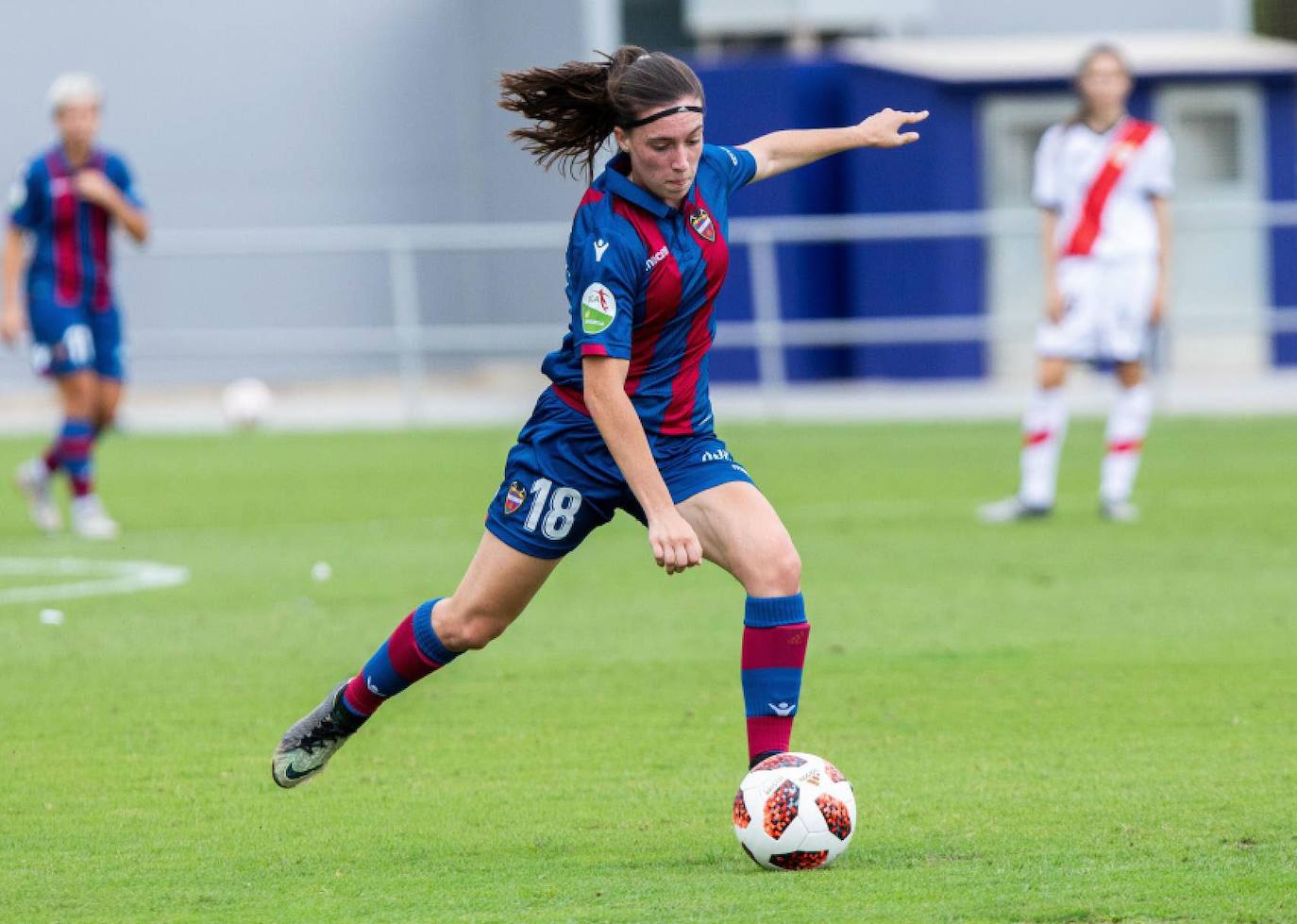 Eva Navarro, en un partido con el Levante.