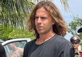 Daniel Sancho, en su detención.