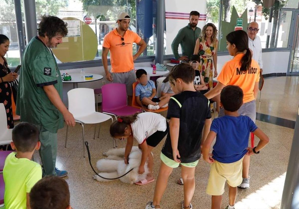 Terapia con perros en Lorca.