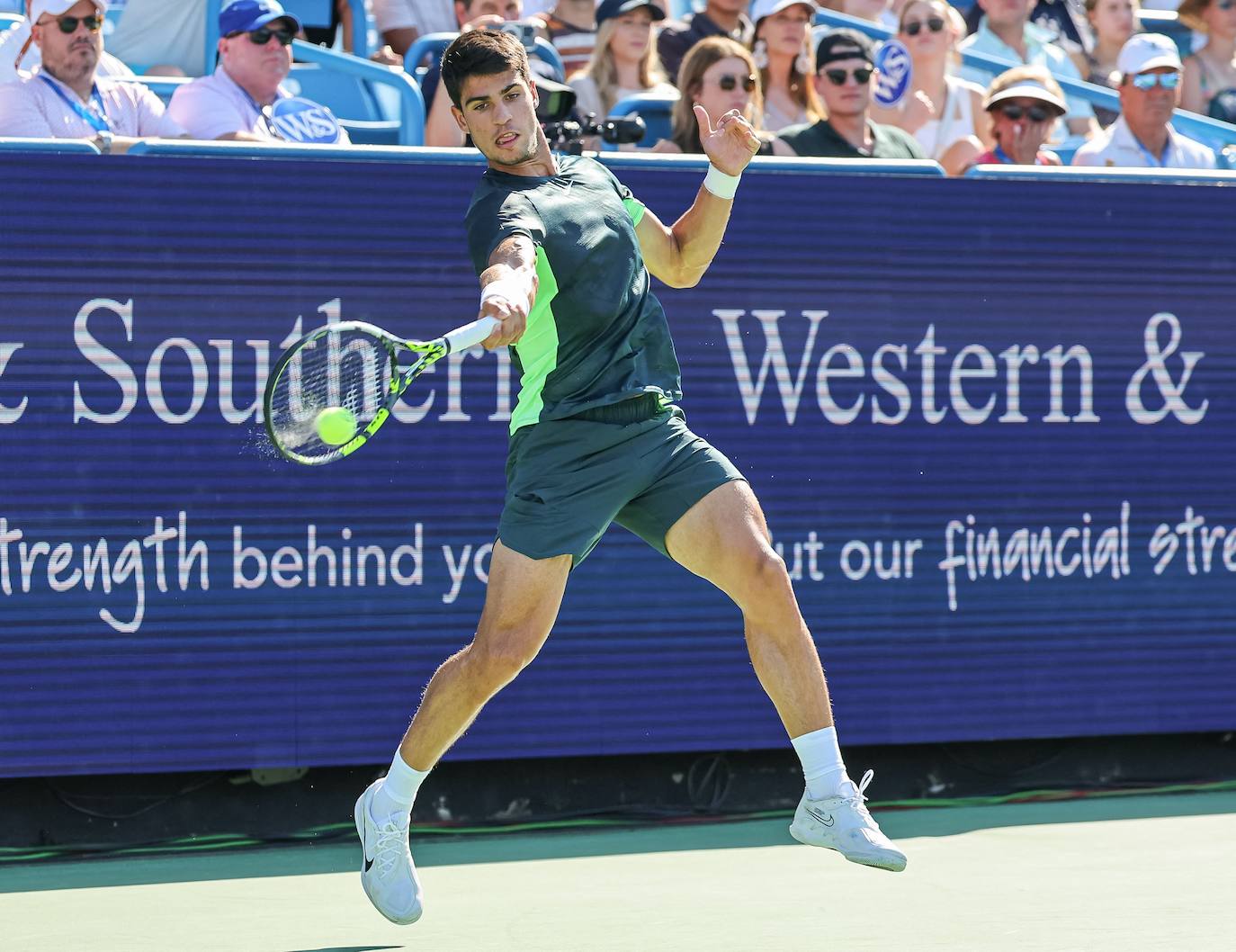 La final de Cincinnati entre Alcaraz y Djokovic, en imágenes