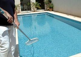 Una pisicina privada, en una imagen de archivo.