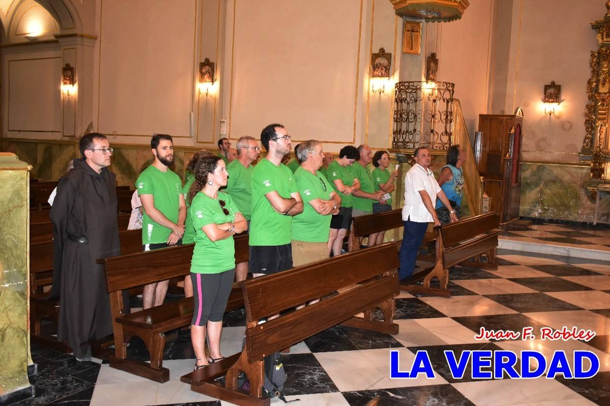 Una treintena de andariegos recorren el Camino de San Juan de la Cruz de Caravaca a Beas de Segura