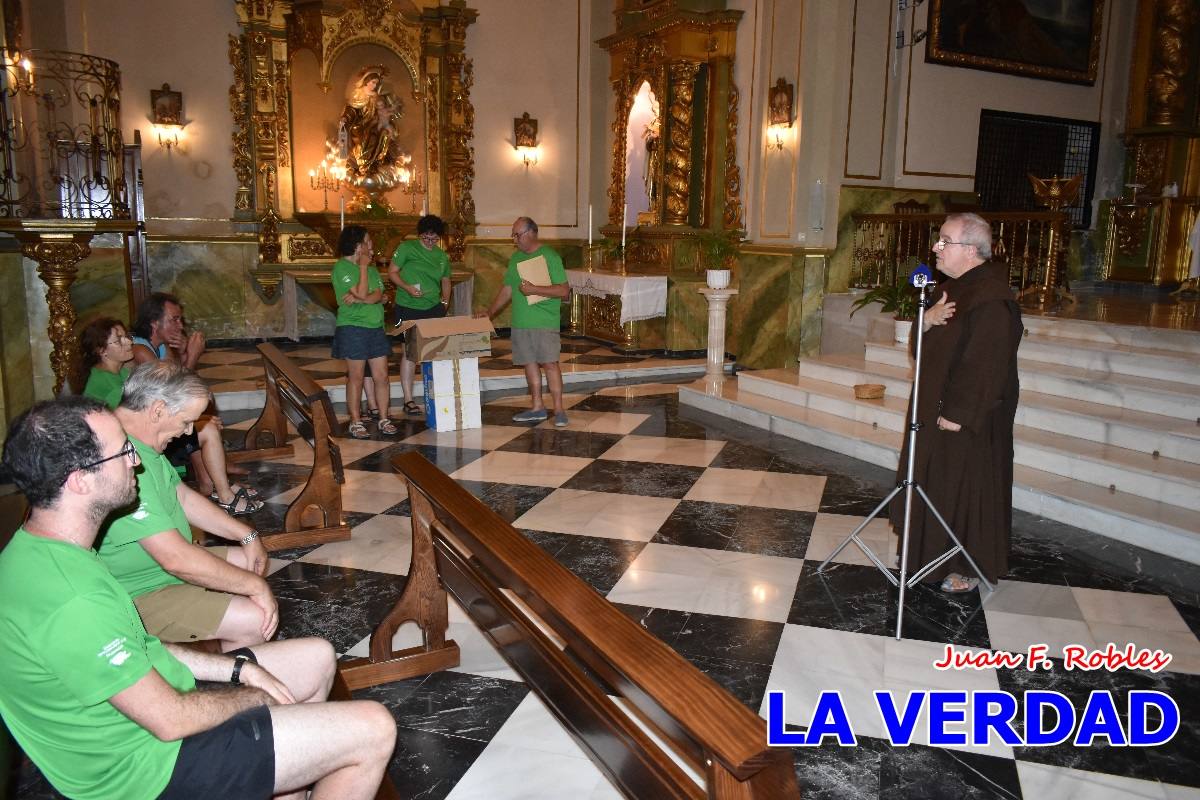 Una treintena de andariegos recorren el Camino de San Juan de la Cruz de Caravaca a Beas de Segura