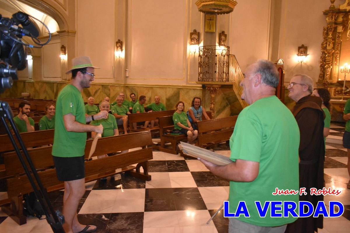 Una treintena de andariegos recorren el Camino de San Juan de la Cruz de Caravaca a Beas de Segura