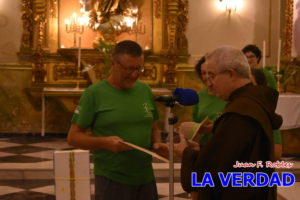 Una treintena de andariegos recorren el Camino de San Juan de la Cruz de Caravaca a Beas de Segura