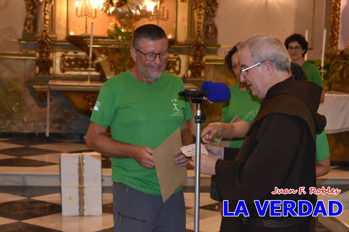 Una treintena de andariegos recorren el Camino de San Juan de la Cruz de Caravaca a Beas de Segura