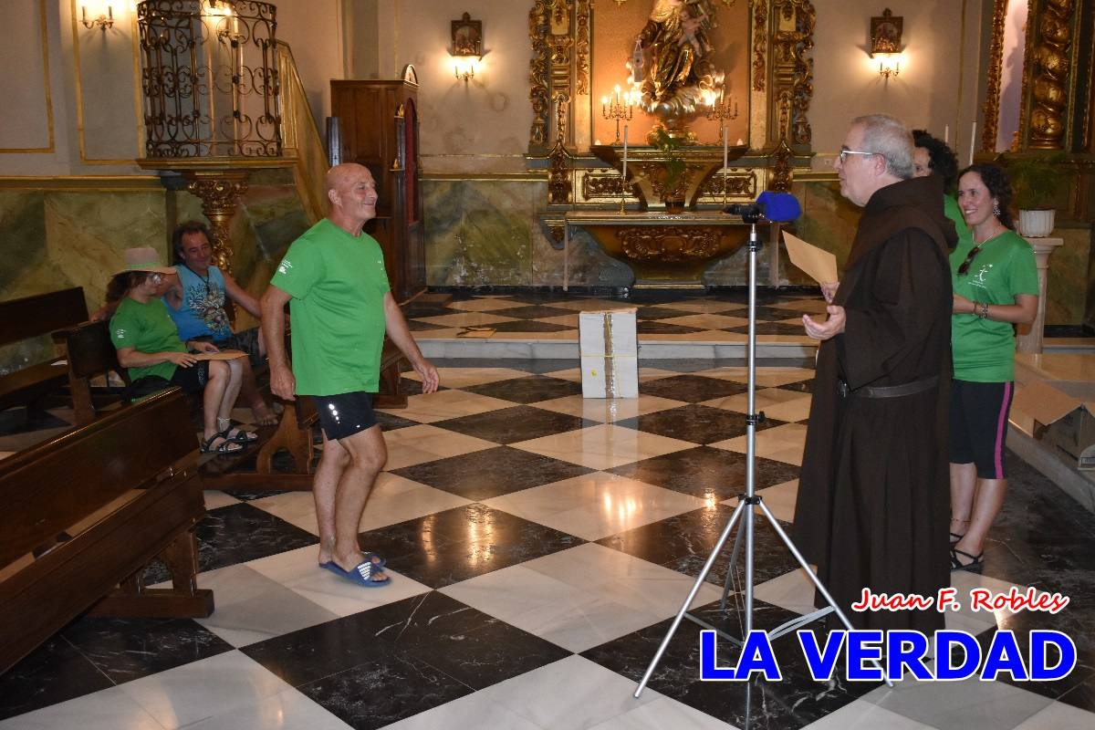 Una treintena de andariegos recorren el Camino de San Juan de la Cruz de Caravaca a Beas de Segura