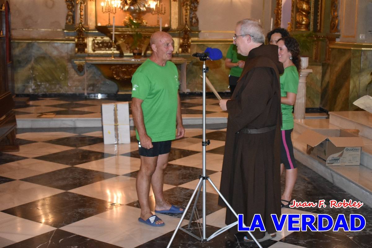 Una treintena de andariegos recorren el Camino de San Juan de la Cruz de Caravaca a Beas de Segura