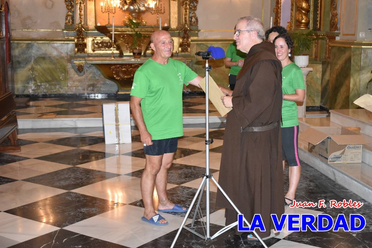 Una treintena de andariegos recorren el Camino de San Juan de la Cruz de Caravaca a Beas de Segura