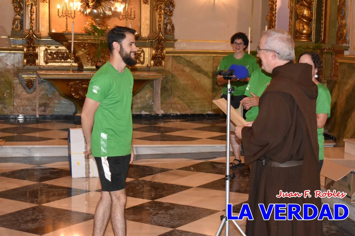 Una treintena de andariegos recorren el Camino de San Juan de la Cruz de Caravaca a Beas de Segura