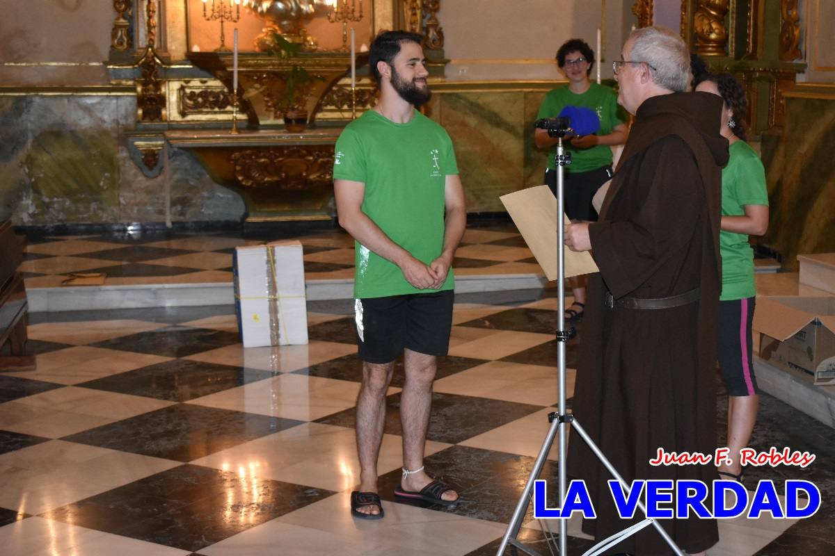 Una treintena de andariegos recorren el Camino de San Juan de la Cruz de Caravaca a Beas de Segura