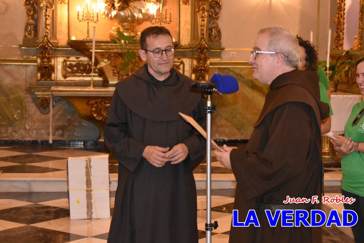 Una treintena de andariegos recorren el Camino de San Juan de la Cruz de Caravaca a Beas de Segura