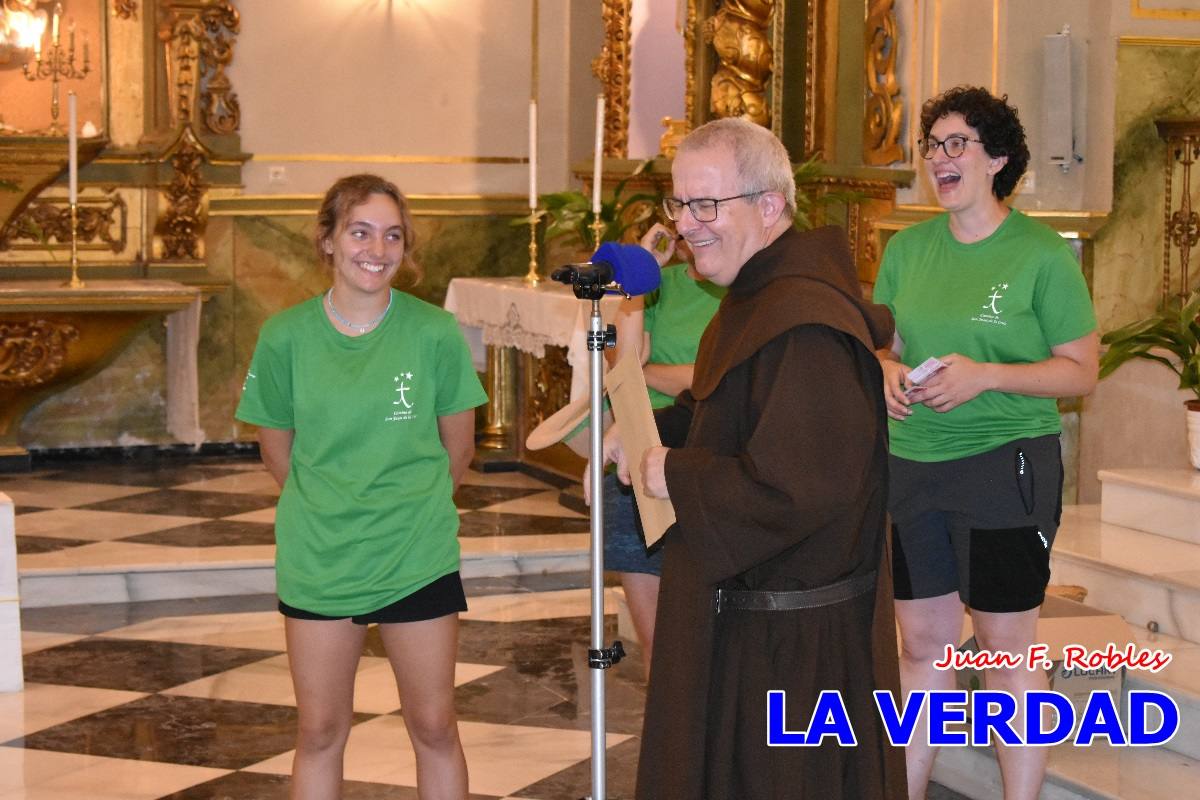 Una treintena de andariegos recorren el Camino de San Juan de la Cruz de Caravaca a Beas de Segura