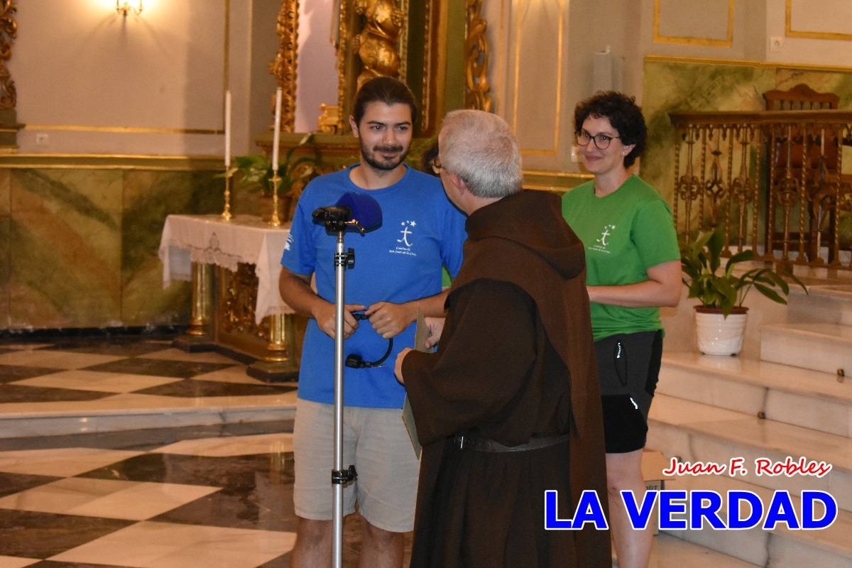 Una treintena de andariegos recorren el Camino de San Juan de la Cruz de Caravaca a Beas de Segura