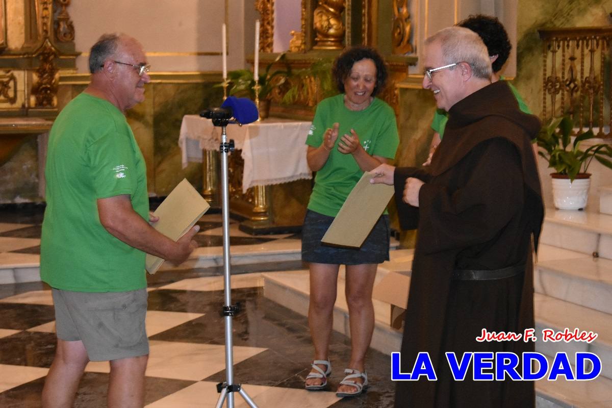 Una treintena de andariegos recorren el Camino de San Juan de la Cruz de Caravaca a Beas de Segura