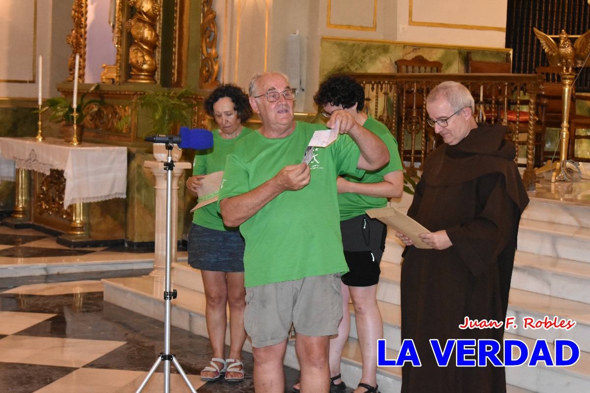 Una treintena de andariegos recorren el Camino de San Juan de la Cruz de Caravaca a Beas de Segura