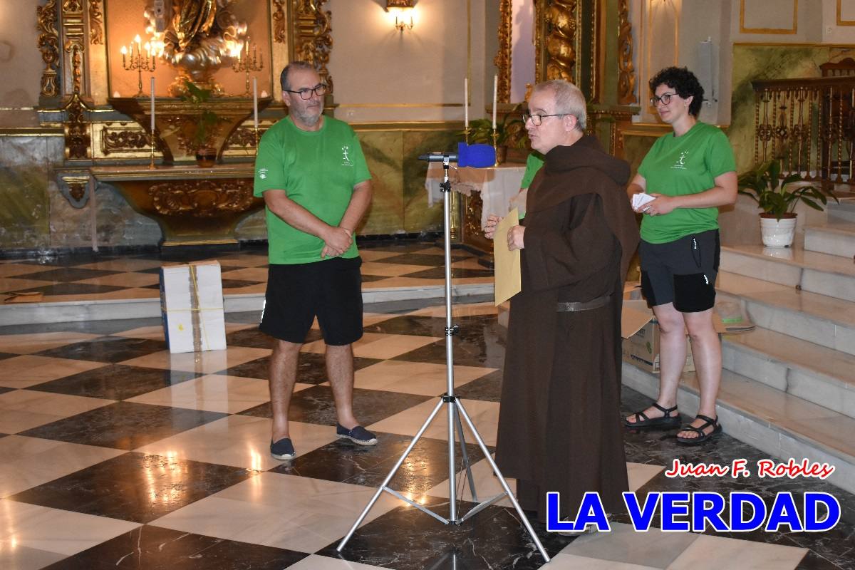 Una treintena de andariegos recorren el Camino de San Juan de la Cruz de Caravaca a Beas de Segura