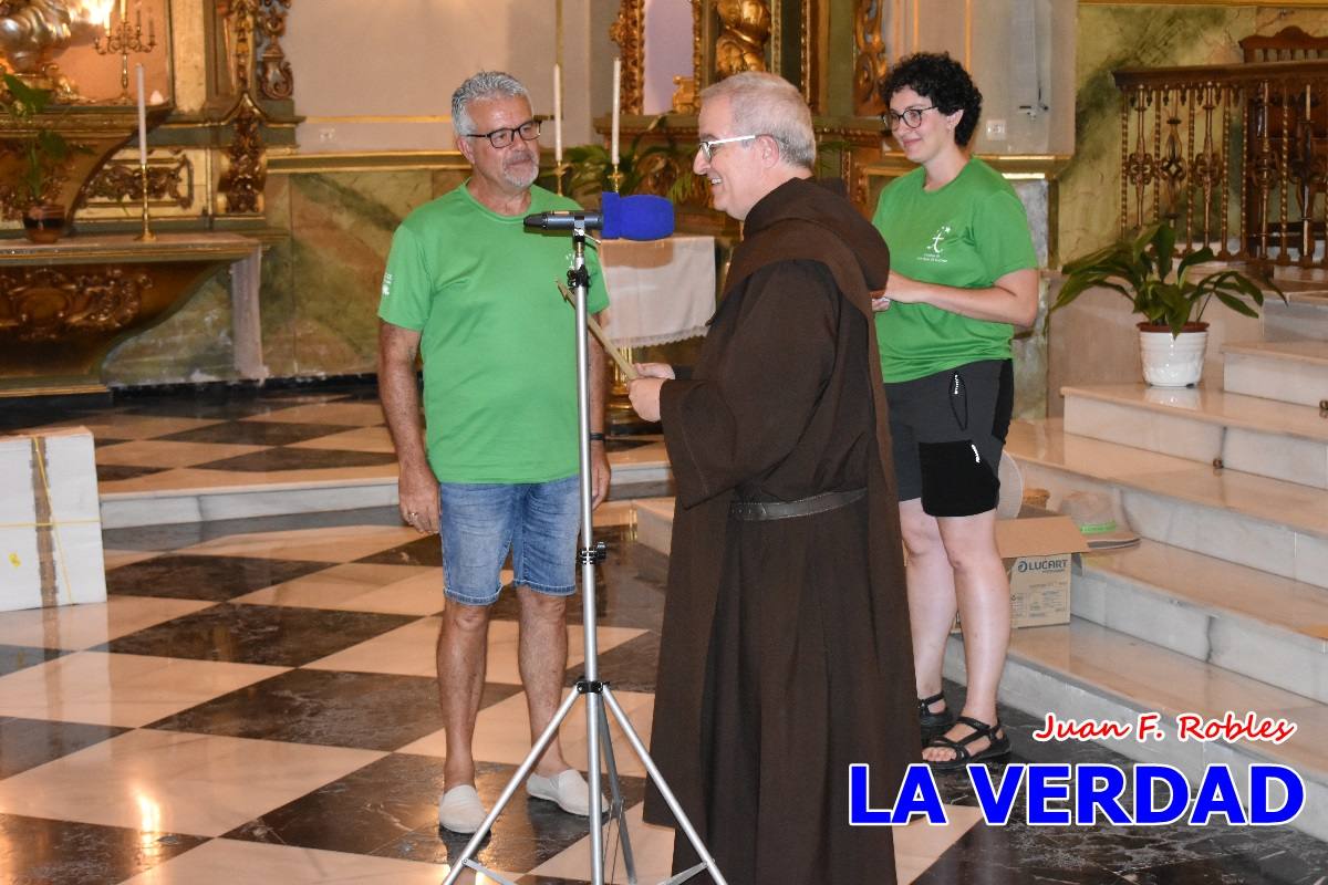 Una treintena de andariegos recorren el Camino de San Juan de la Cruz de Caravaca a Beas de Segura