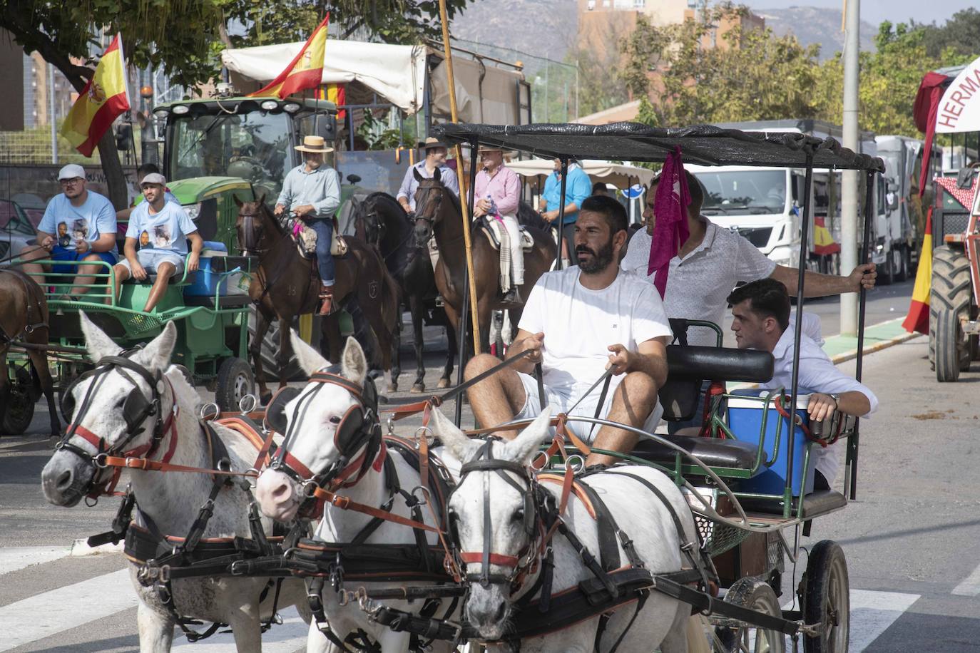 La romería de San Ginés de la Jara en Cartagena, en imágenes