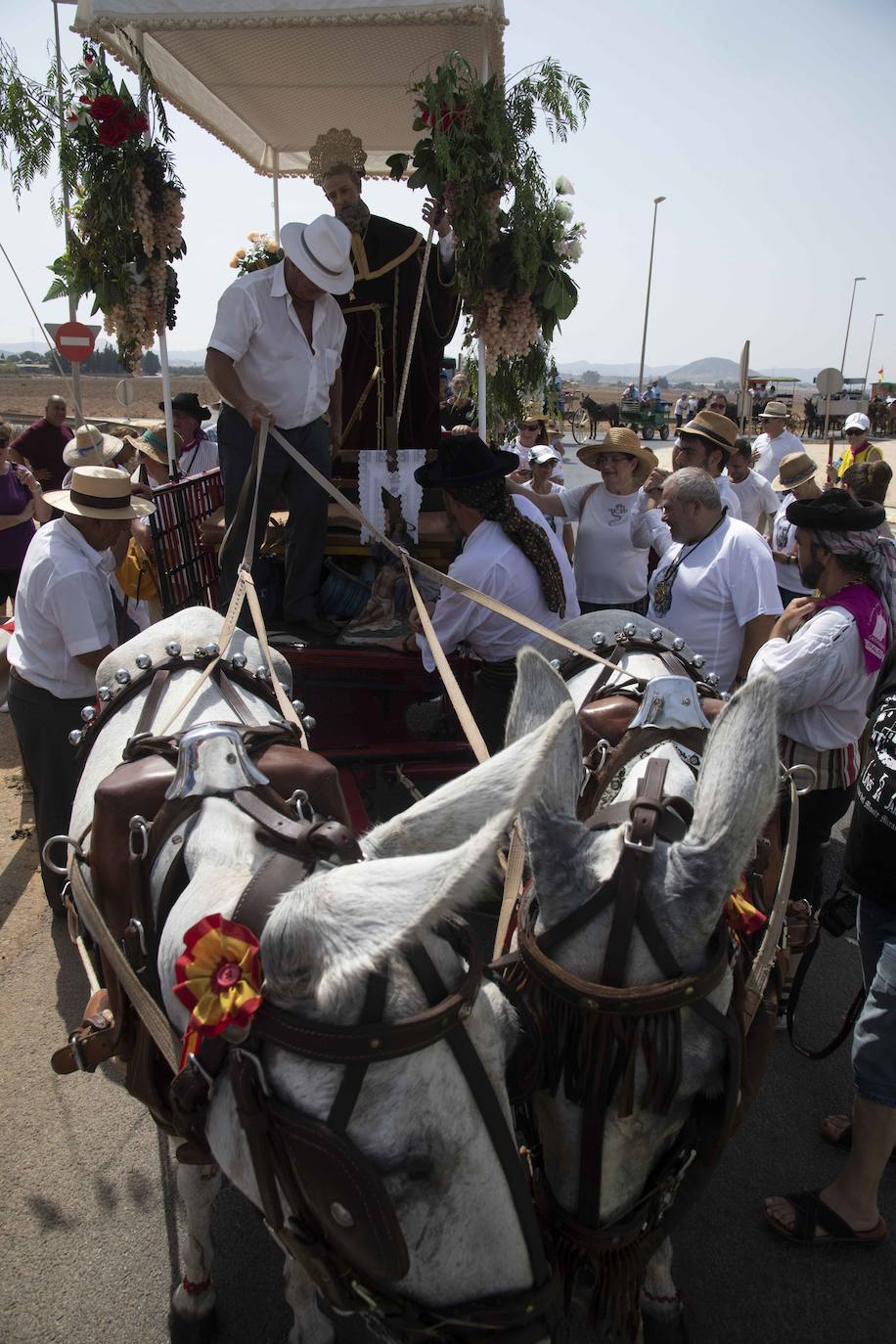 La romería de San Ginés de la Jara en Cartagena, en imágenes