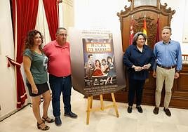 Presentación de la gala benéfica a favor de la Asociación de Alzhéimer de Lorca, este martes.