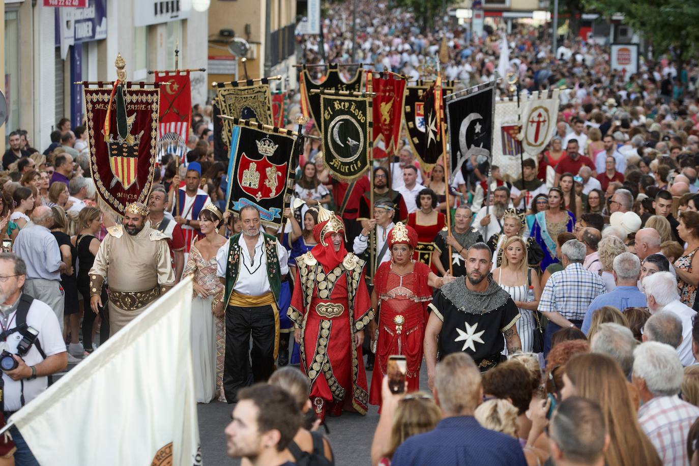 La bajada de la Fuensanta a Murcia, en imágenes