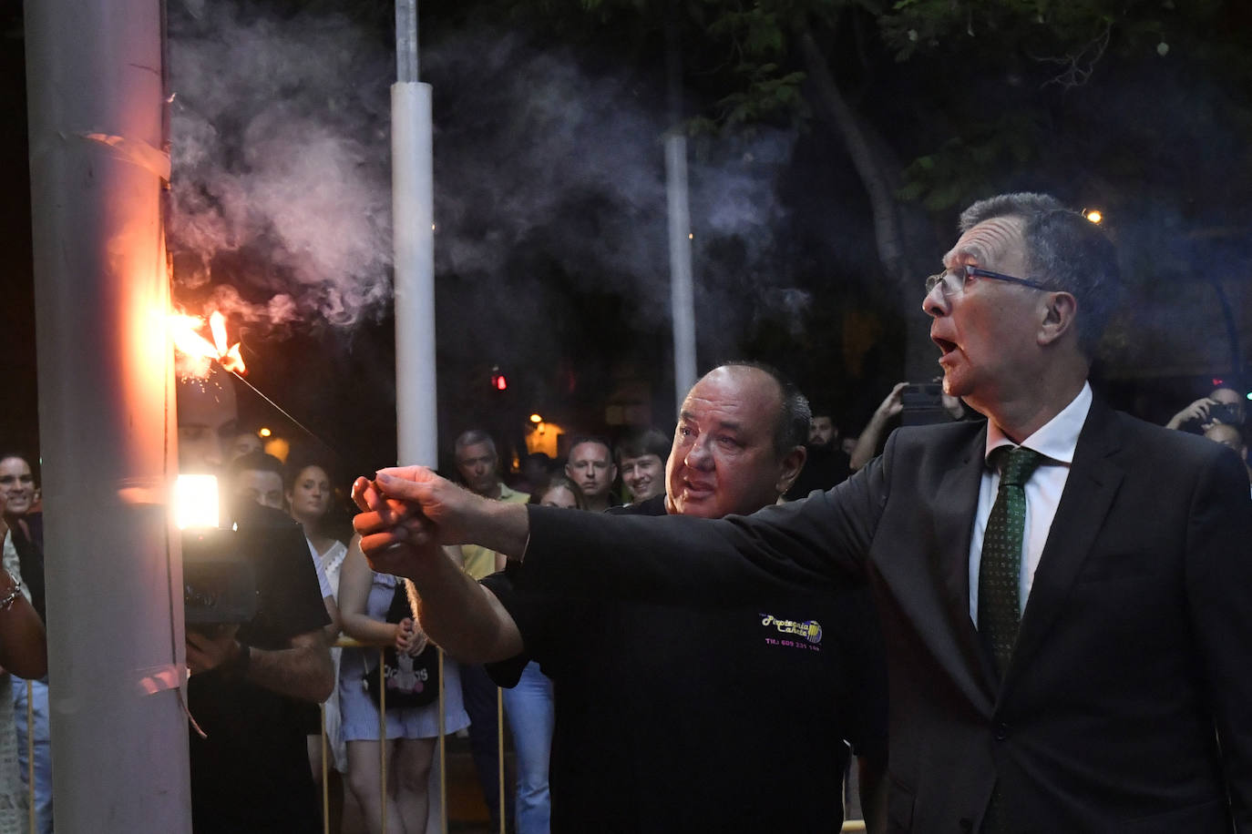 Inauguración de la feria de atracciones de Murcia, en imágenes