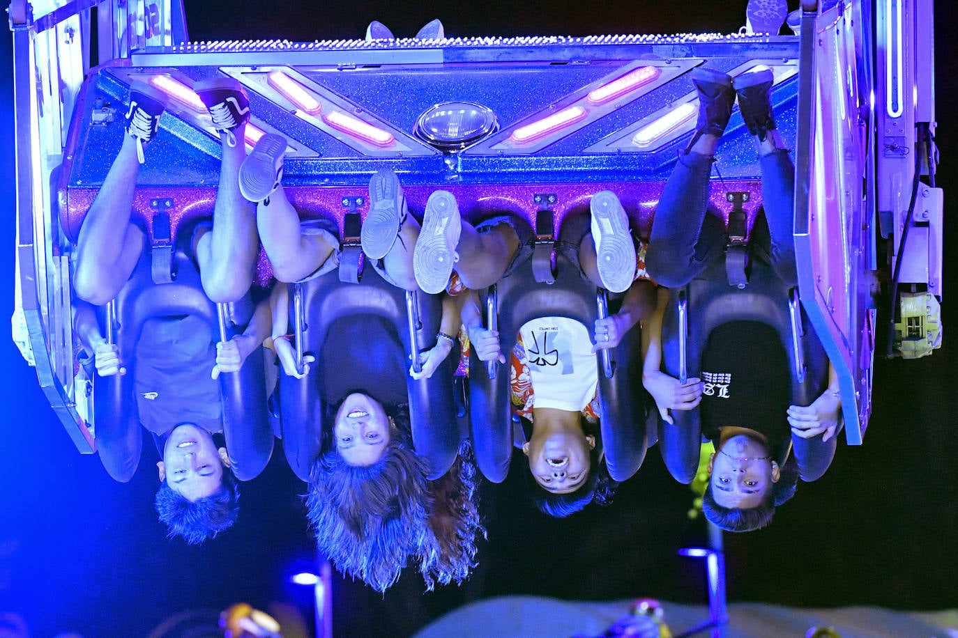 Inauguración de la feria de atracciones de Murcia, en imágenes