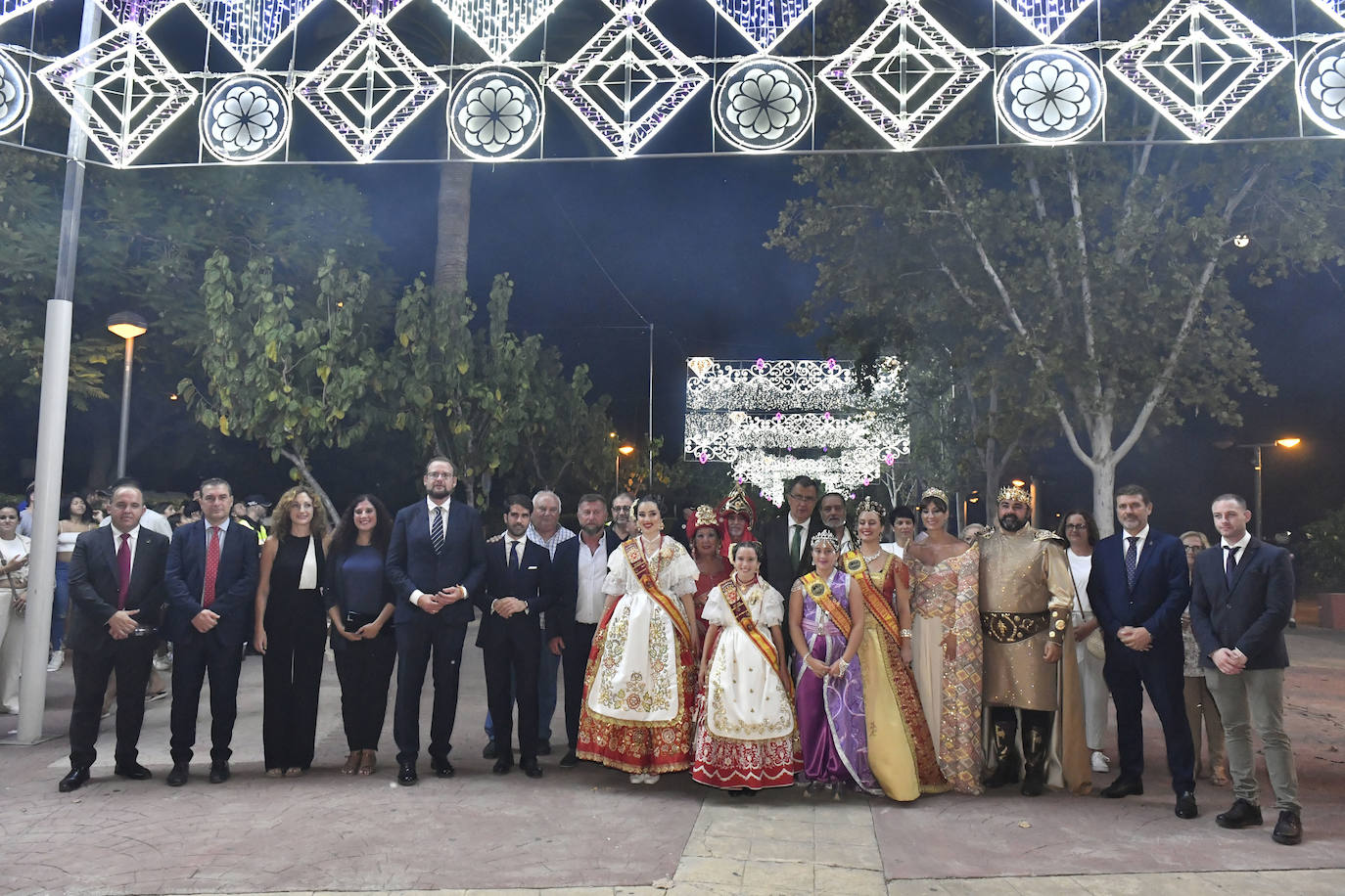 Inauguración de la feria de atracciones de Murcia, en imágenes