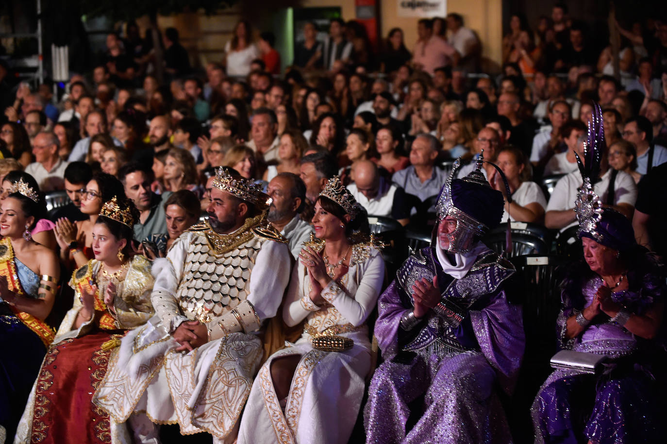 Las imágenes de la actuación del pregonero de la Feria de Murcia, Diego Cantero