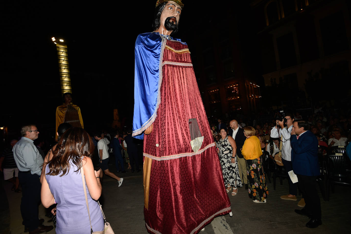 Las imágenes de la actuación del pregonero de la Feria de Murcia, Diego Cantero